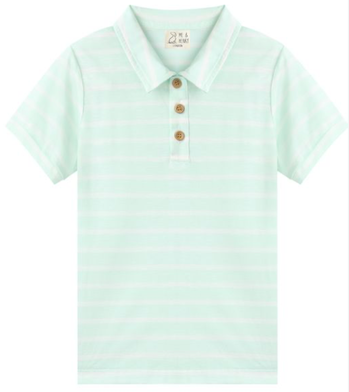 Starboard Polo - Mint Stripe
