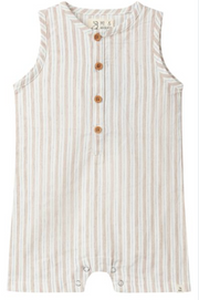 Cabin Playsuit - Biege Stripe