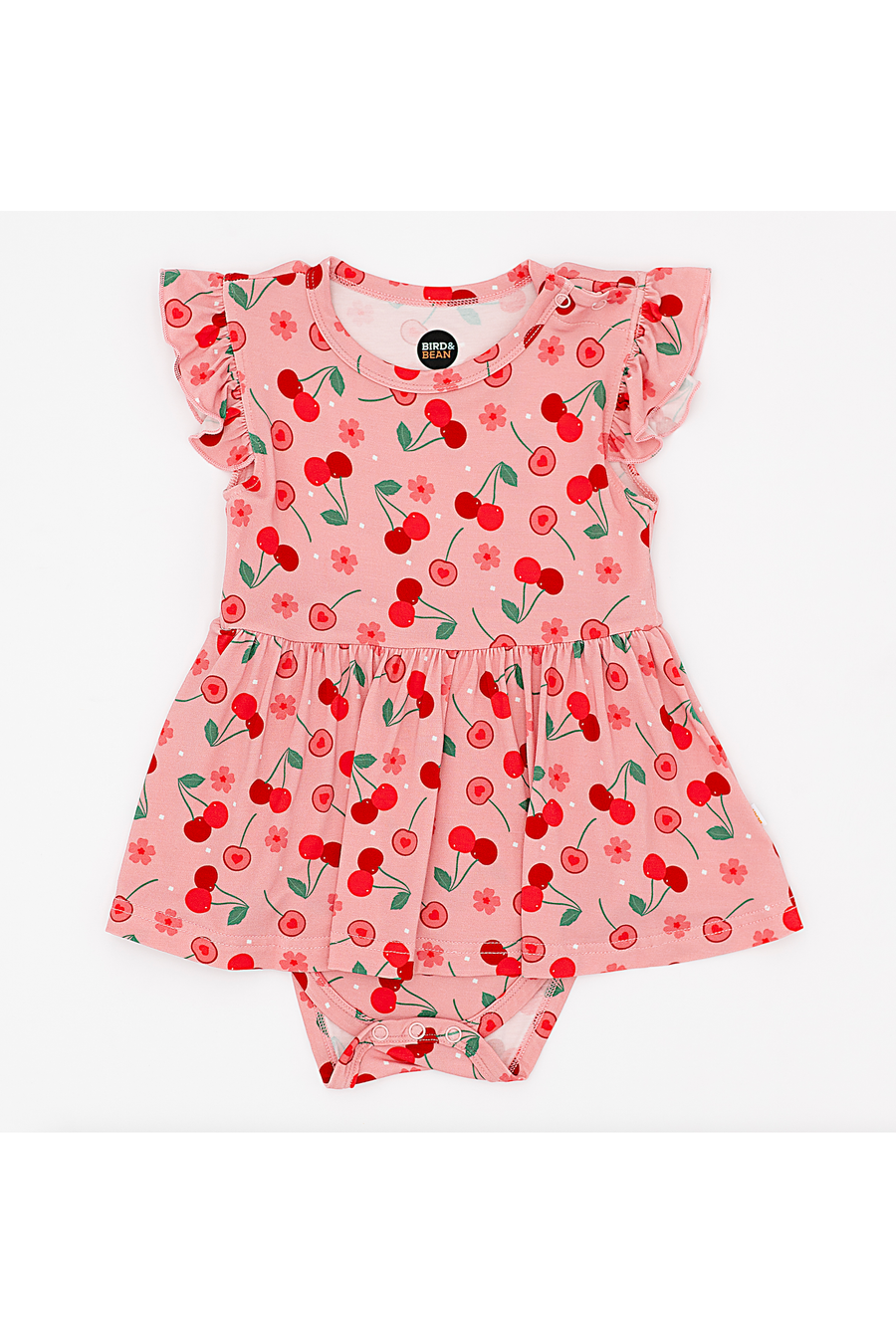 Baby Skirted Bodysuit - Cherry On Top