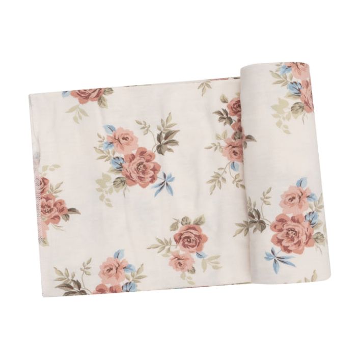 Bamboo Swaddle Blanket - Romantic Roses