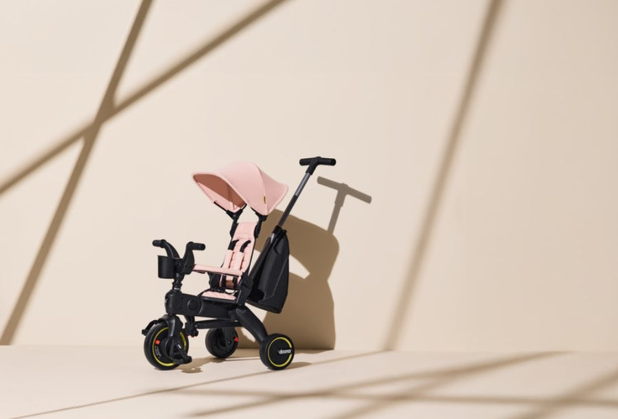 Liki S3 Convertible Stroller Trike - Blush Pink