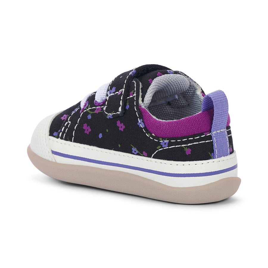 Stevie (First Walker) - Black Floral