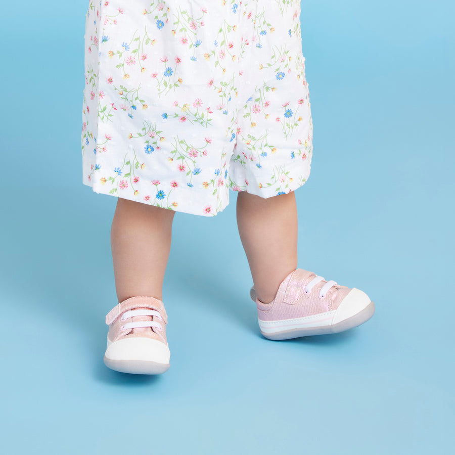 Stevie Mini  (First Walker) - Pink Metallic