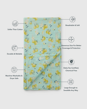 Muslin Swaddle - Lemon Squeezy
