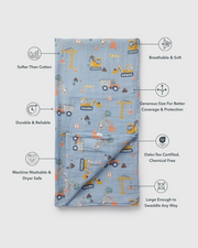 Muslin Swaddle - Tiny Engineers