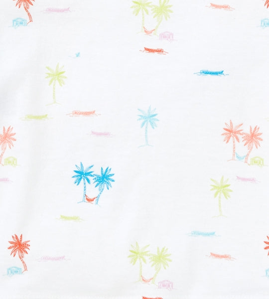 Organic Polo Romper - Beach Shack