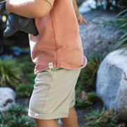 Acid Wash Pocket Tee & Short Set - Sedona