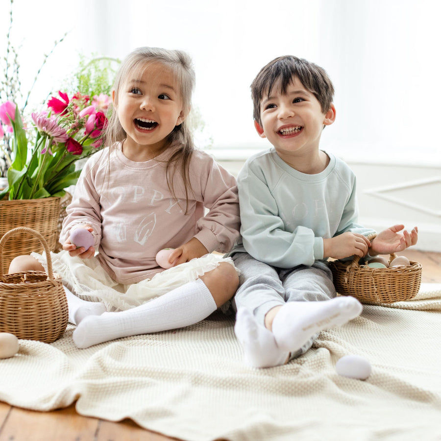 Hoppy Blue Organic Cotton Sweatshirt