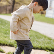 Organic Cotton  Utility Jacket - Semolina