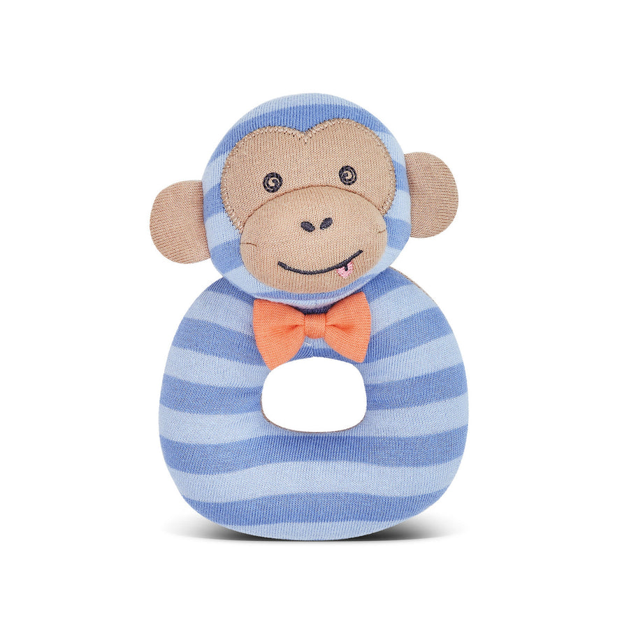 Organic Teething Rattle - Marvin the Monkey