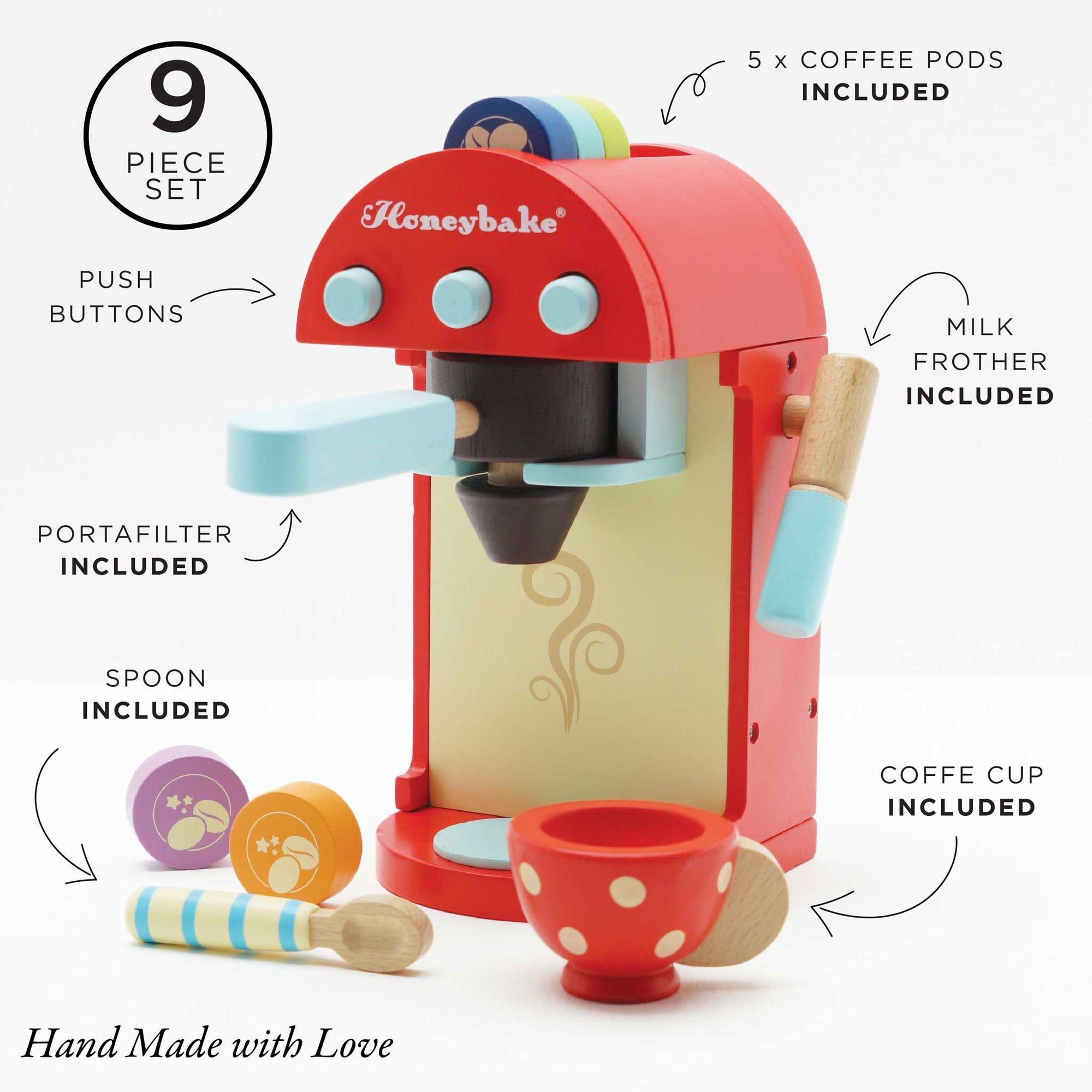 Wooden Coffee Machine