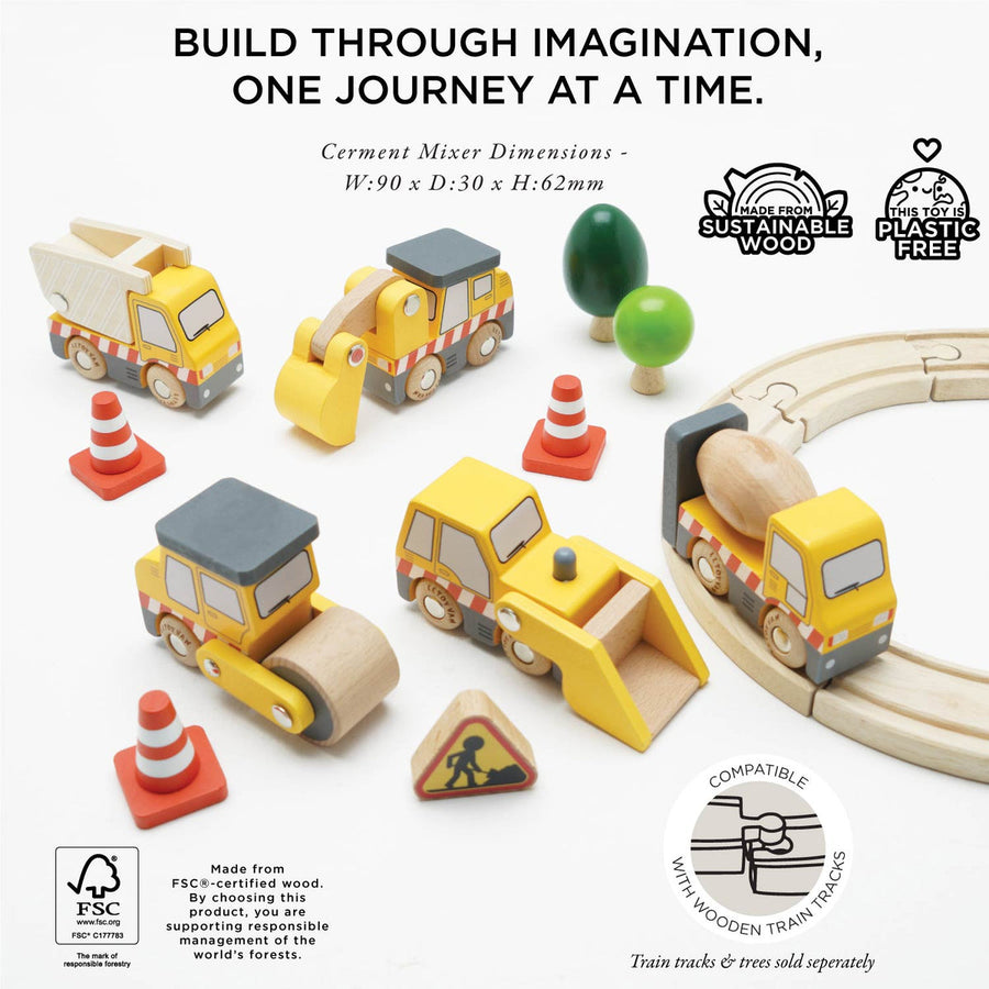 Construction Toy Cars, Trucks & Diggers Set