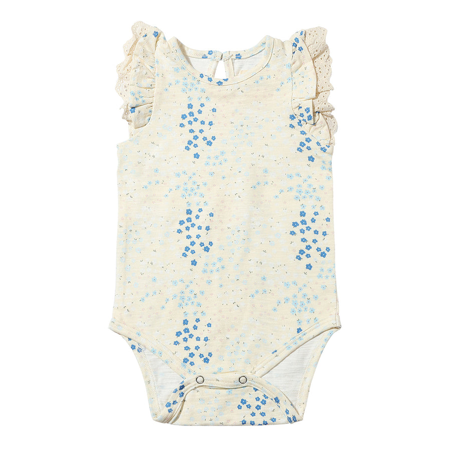Amber Onesie - Blue Spring Floral