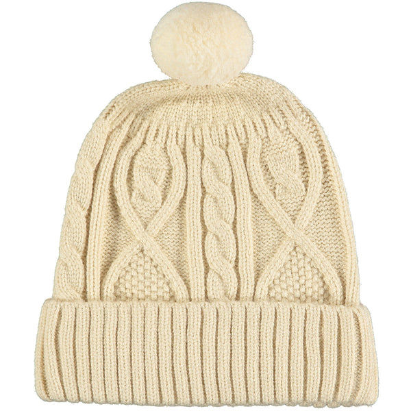 Maddy Knit Hat - Cream - Various Sizes