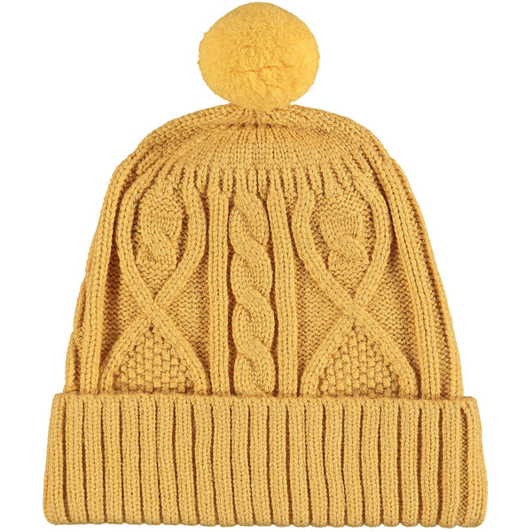 Maddy Knit Hat - Mustard - Various Sizes