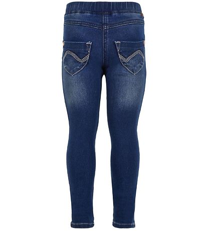Skinny Fit Jeggings - Dark Denim