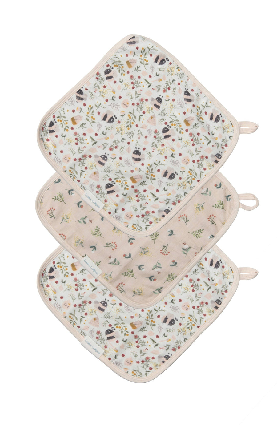 Muslin Washcloth Set - Bumble Bees