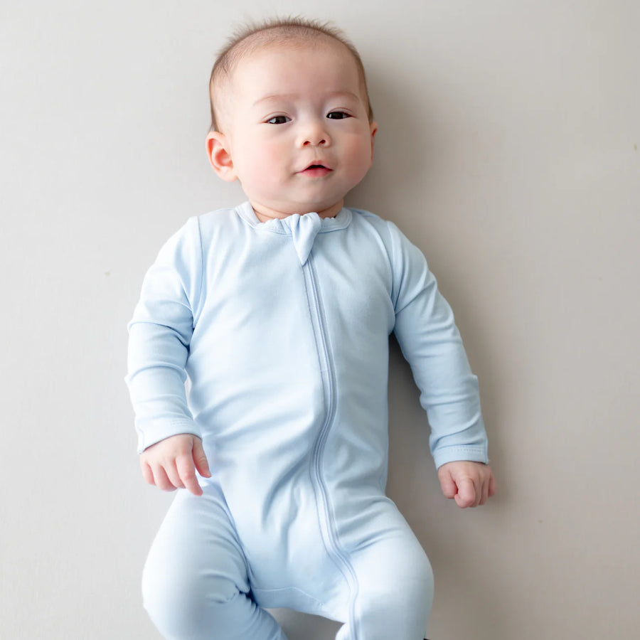 Bamboo Zippered Footie - Breeze