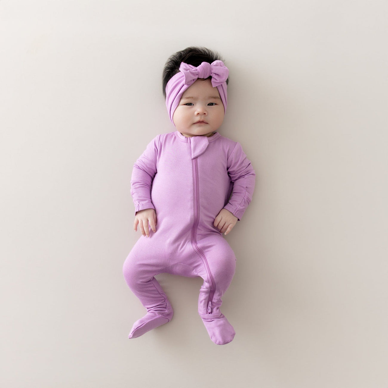 Bamboo Zippered Footie - Poi