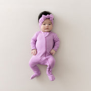Bamboo Zippered Footie - Poi