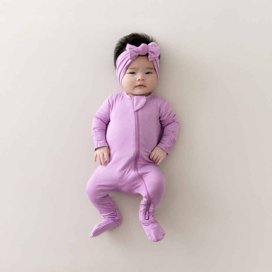 Bamboo Zippered Footie - Poi