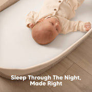Isla Bassinet Mattress Sheets - Soft White