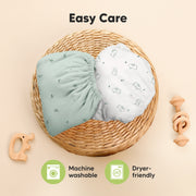 2 Pack Isla Fitted Mini Crib/Pack and Play Sheets - Bunnies