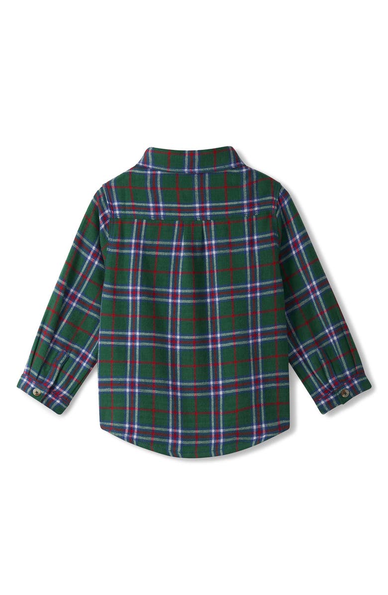 Holiday Plaid Easy Button Down