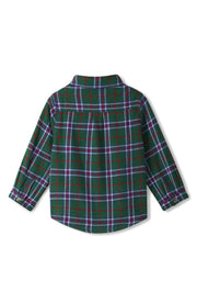Holiday Plaid Button Down Shirt