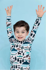 Two Piece Pajama Set - Into The Wild Mountain