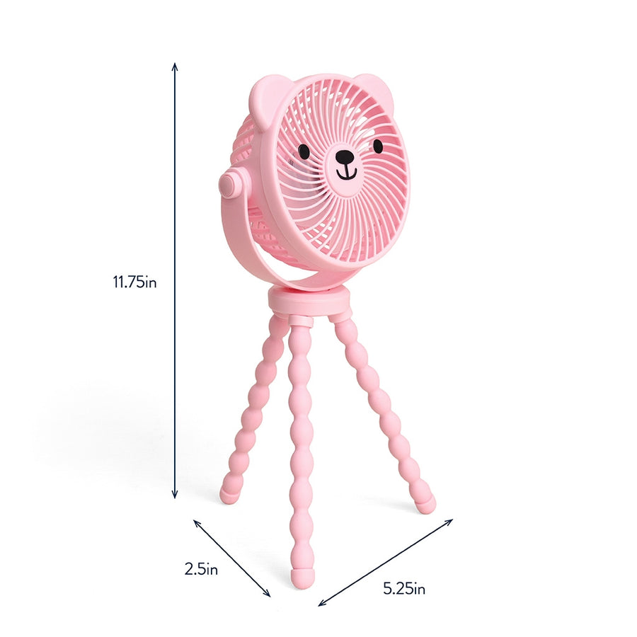 Itzy Breeze Stroller Fan - Pink