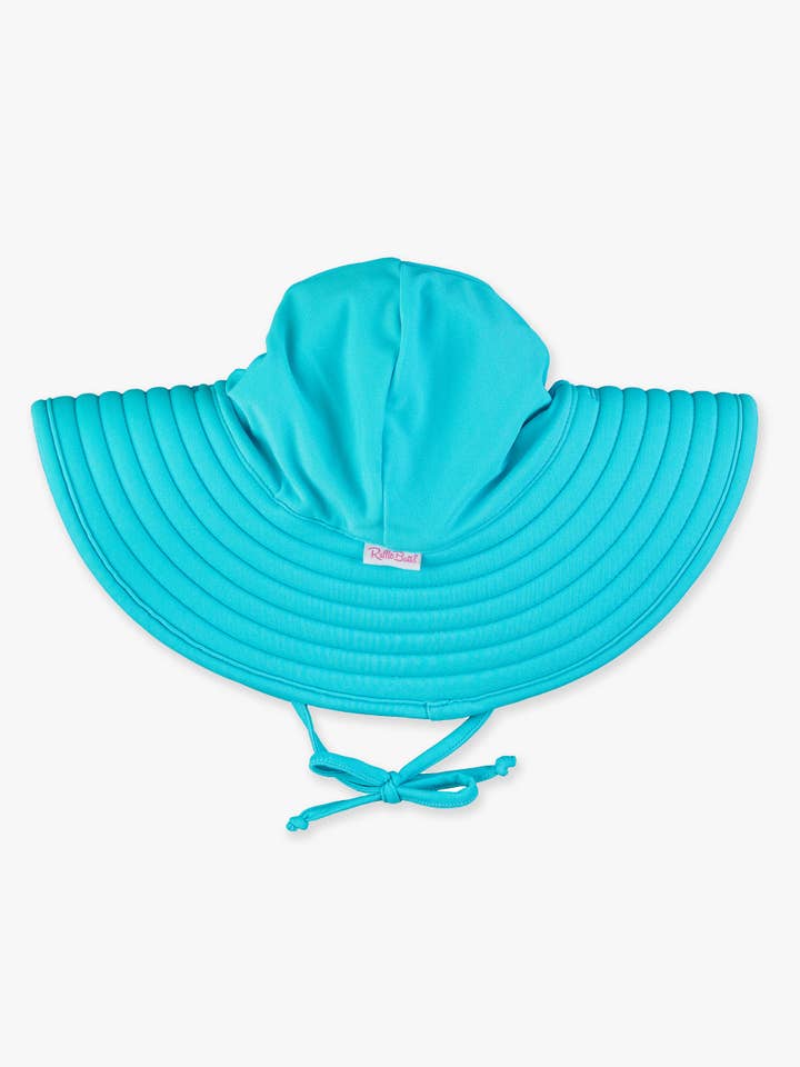 Bright Aqua Swim and Sun Hat