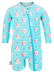 Long Sleeve UV Jumpsuit - Watermelon