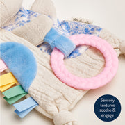 Bitzy Crinkle Sensory Toy with Teether - Kitty