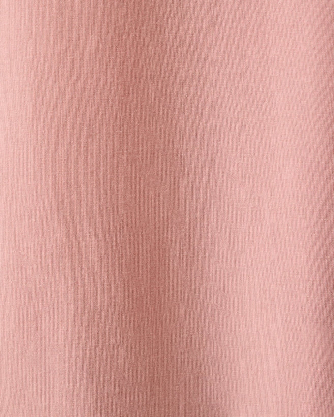 Classic Modal V-Neck Nursing T-Shirt - Sunset Pink