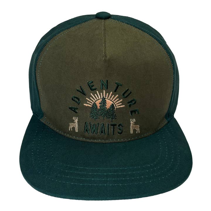 Adventure Awaits Snapback Hat