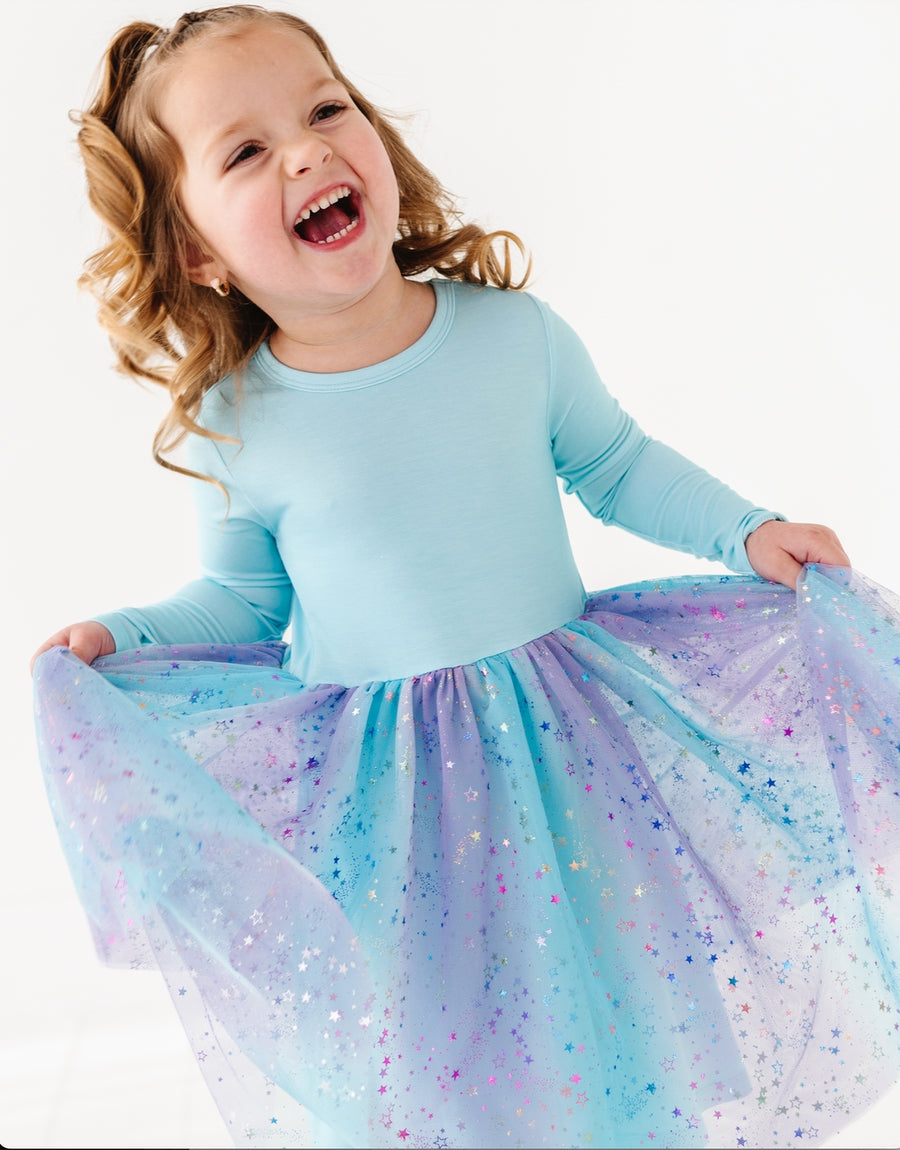 Bamboo + Tulle Dress - Elise