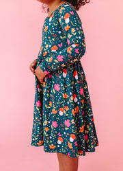 Long Sleeve Bamboo Dress - Sylva