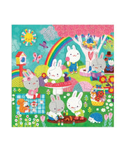 Floor Puzzle - Garden Bunnies