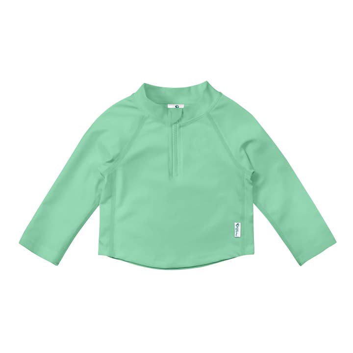 UPF 50+ Zip Rashguard Shirt - Mint