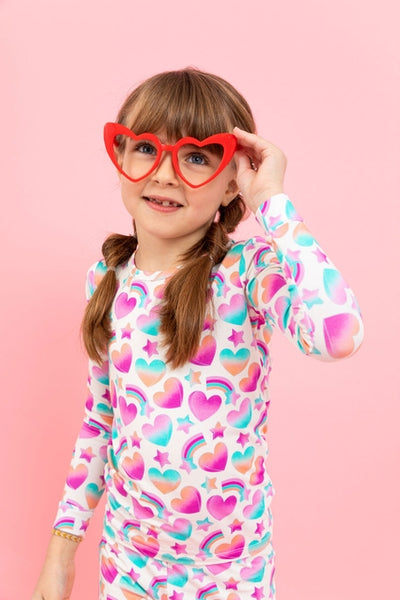 Two Piece Pajama Set - True Love - Valentine's Day