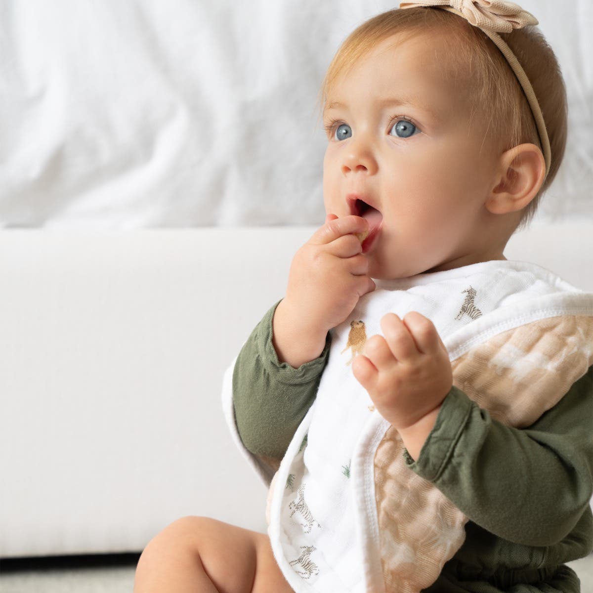 Organic Burpy Bibs (2 Pack) - Safari Dreams