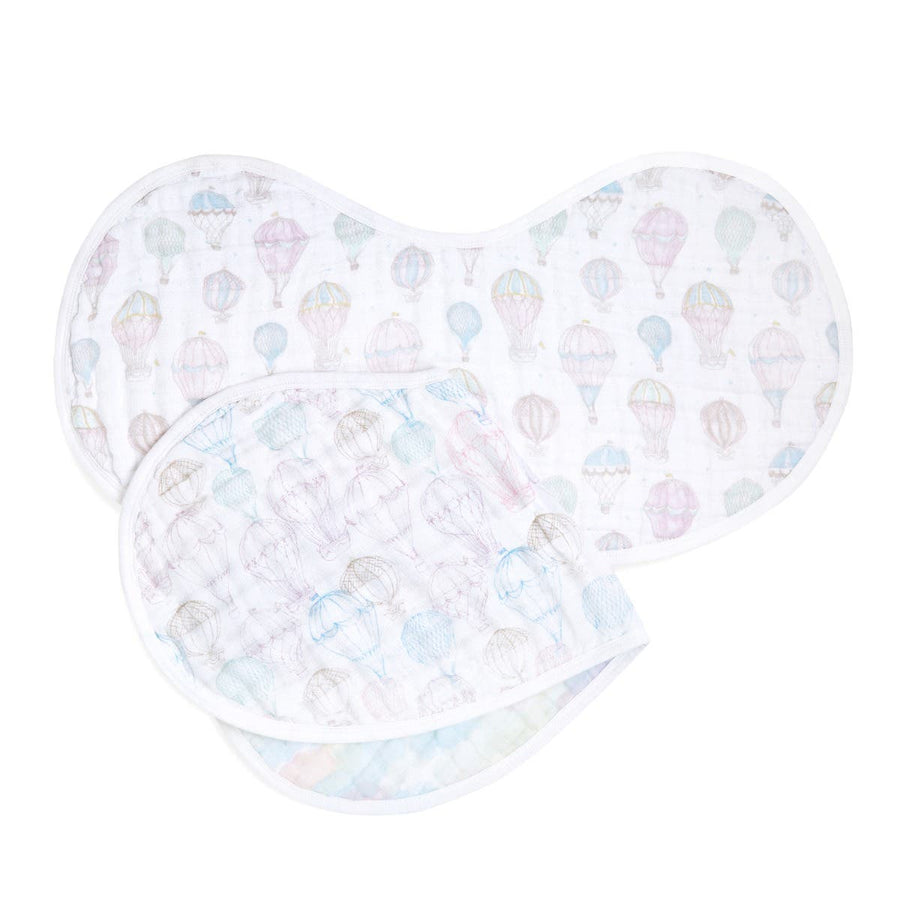 Organic Burpy Bibs (2 Pack) - Above the Clouds