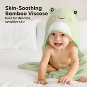 Cuddle Baby Hooded Towel - Frog