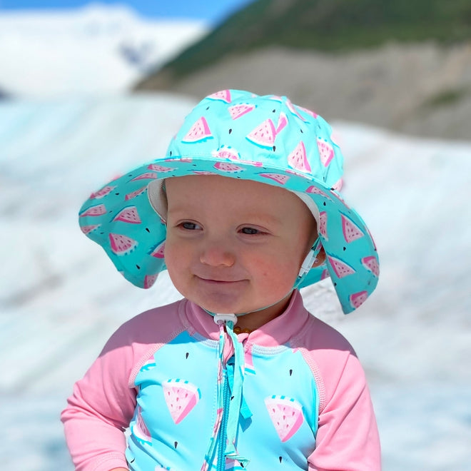 Cotton Floppy Hat - Watermelon