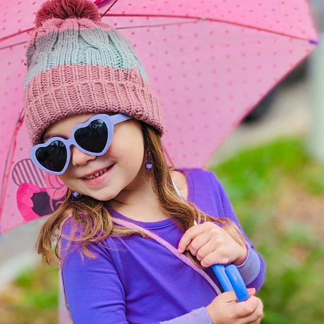 Heart Sunglasses - Lilac (Various Sizes)