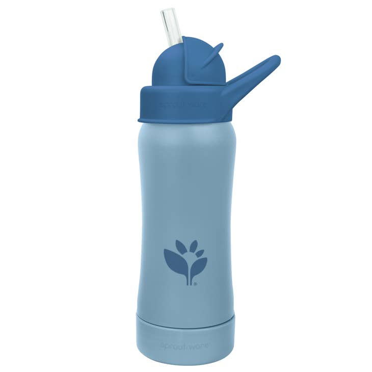 Sprout Ware Straw Bottle 10oz - Blueberry