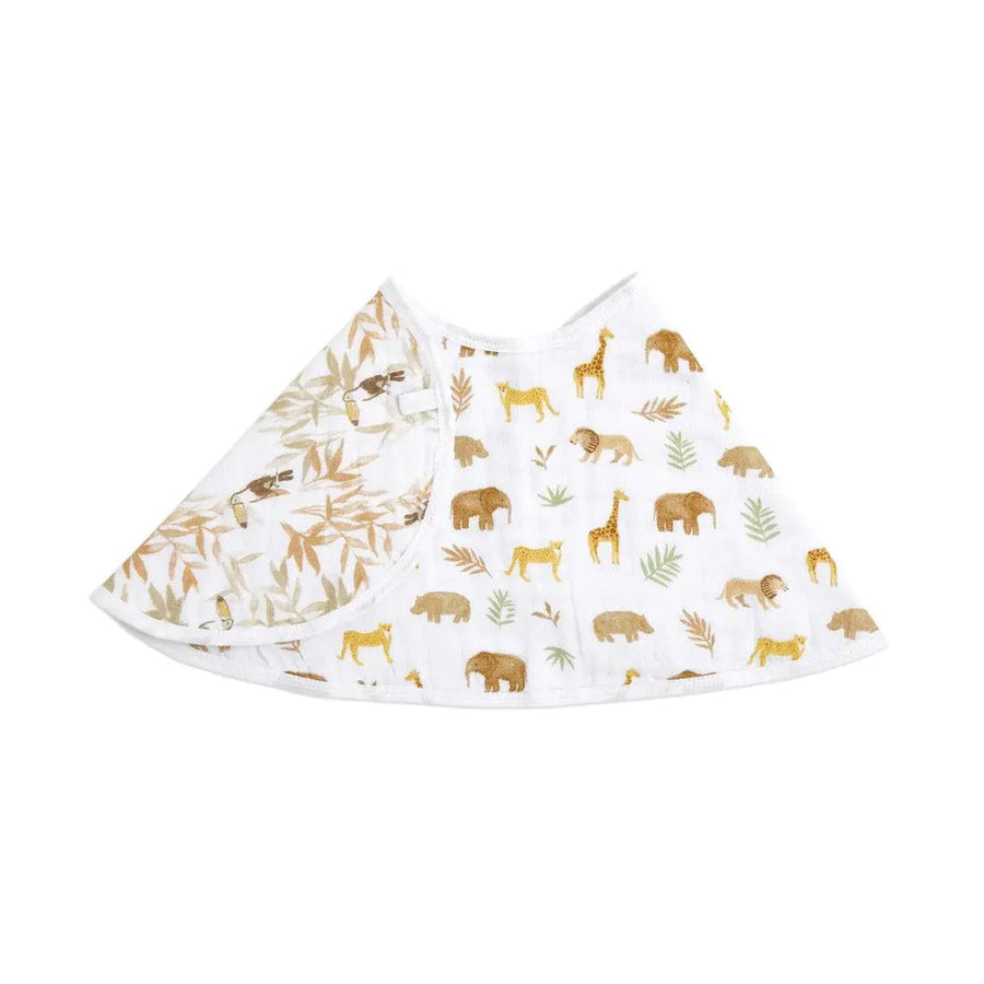 Classic Muslin Burpy Bib - Tanzania Great Migration