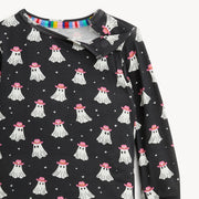 Modal Magnetic Long Sleeve Toddler Pajamas - Lets Go Ghouls