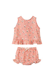 Aria Set - Peach Floral